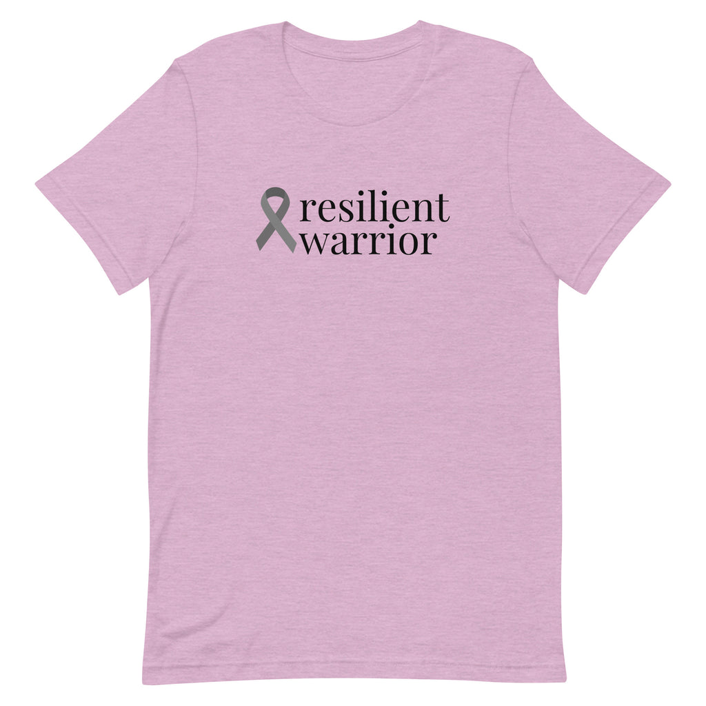Brain Cancer resilient warrior T-Shirt (Several Colors Available)