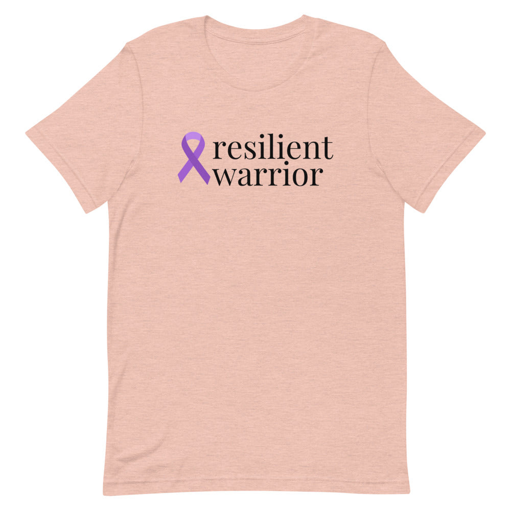 Pancreatic Cancer resilient warrior T-Shirt - Light Colors