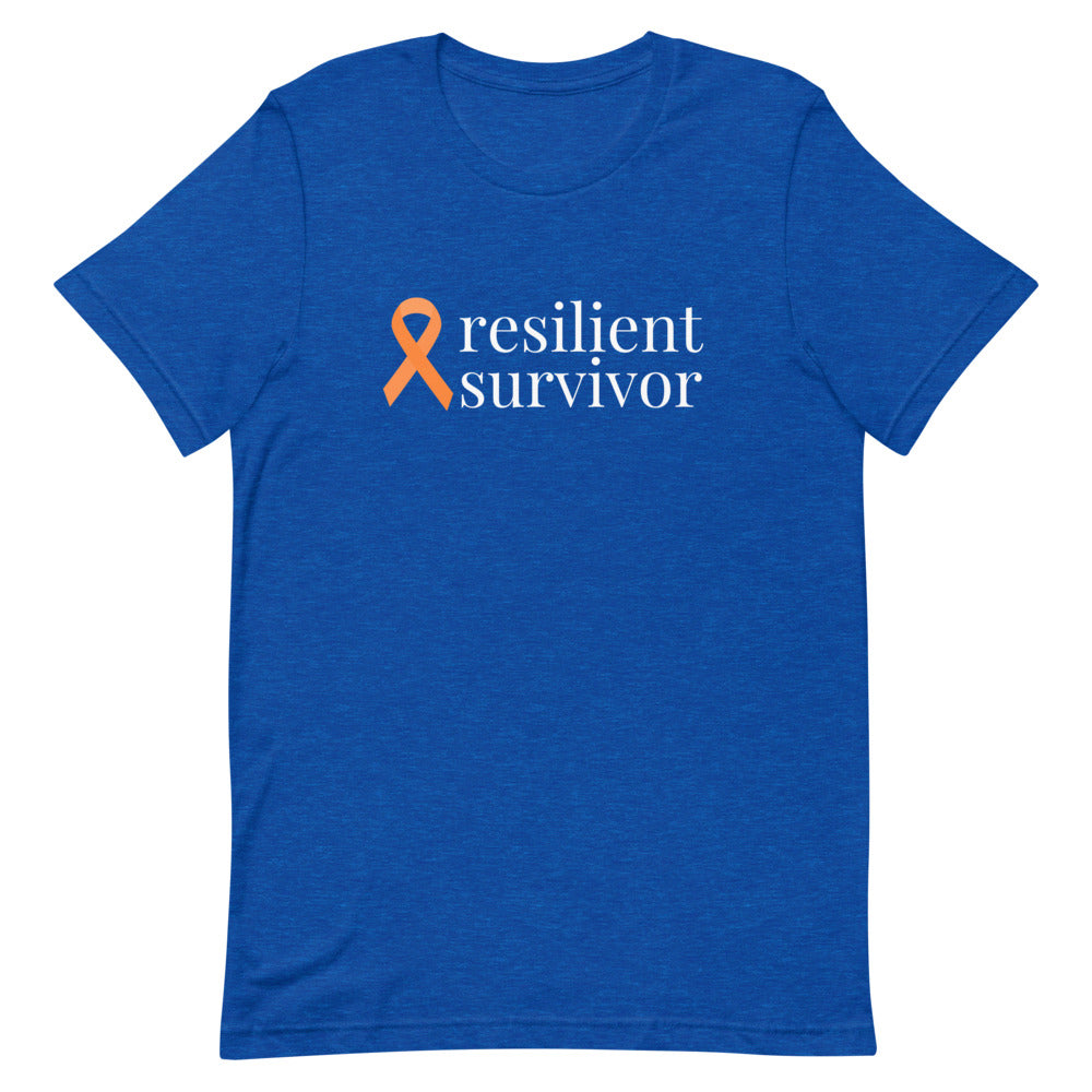 Leukemia resilient survivor Ribbon T-Shirt - Dark Colors