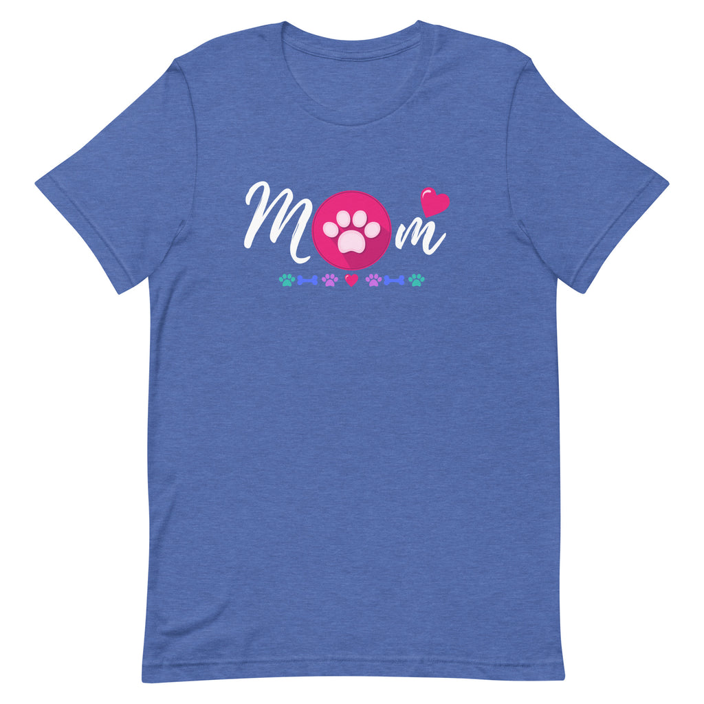 Dog Mom Heart T-Shirt - Dark Colors