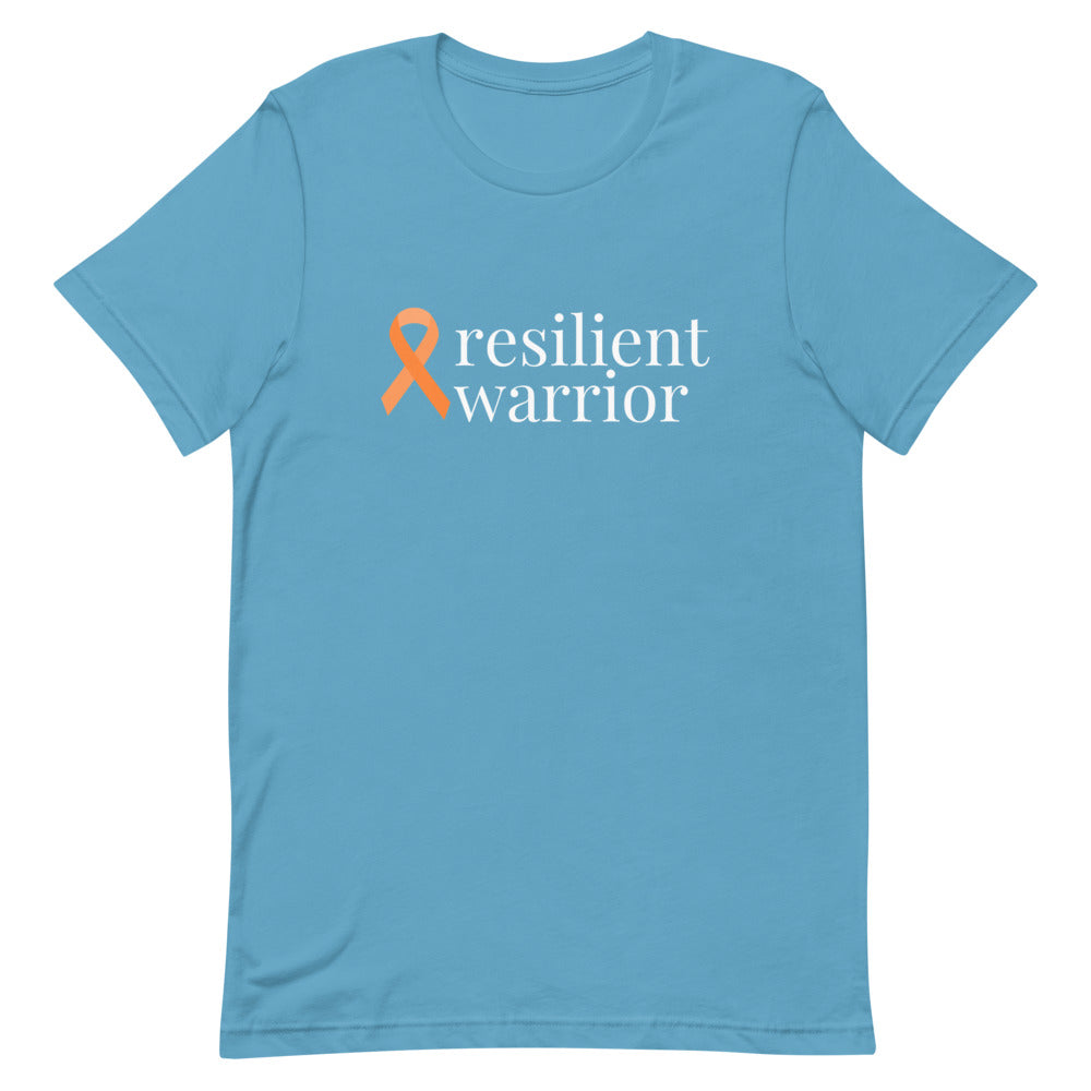 Leukemia resilient warrior Ribbon T-Shirt - Dark Colors