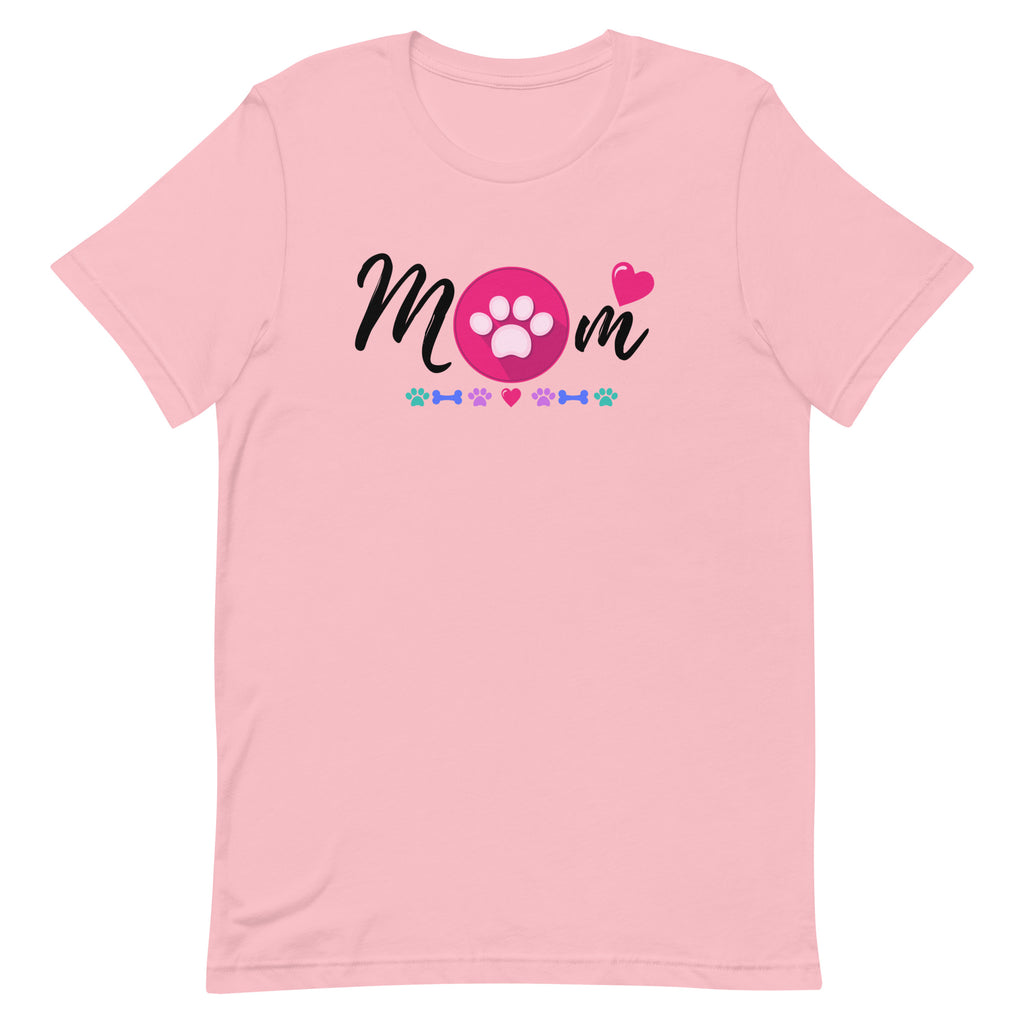 Dog Mom Heart T-Shirt - Light Colors