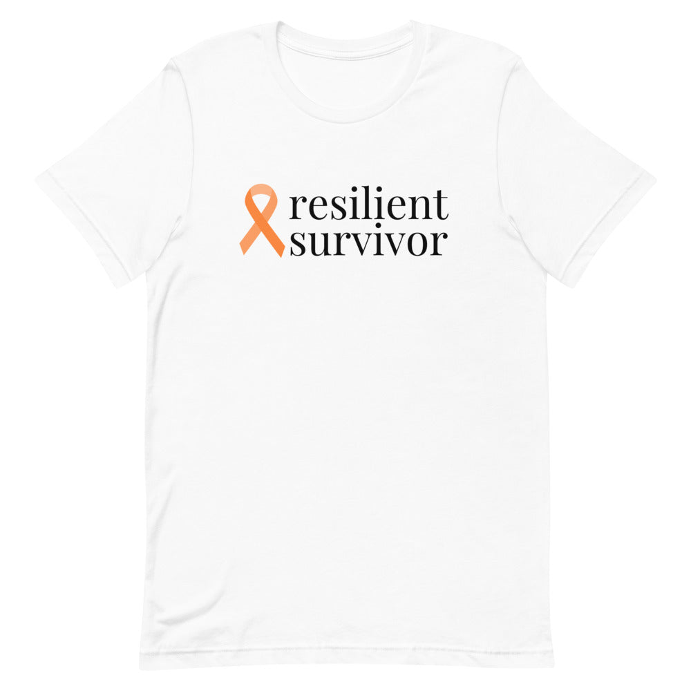 Leukemia resilient survivor Ribbon T-Shirt - Light Colors