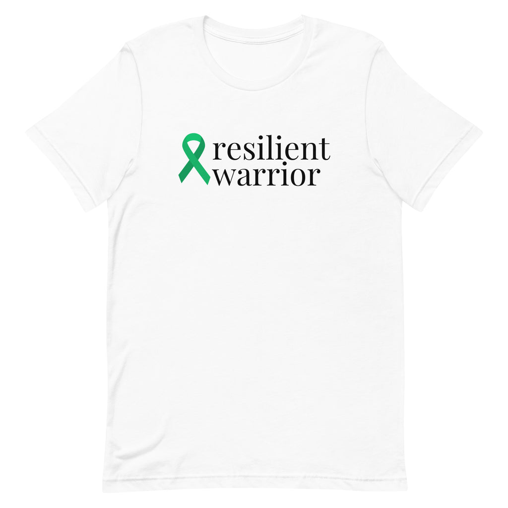Bile Duct Cancer / Gallbladder Cancer resilient warrior Ribbon T-Shirt - Several Colors Available
