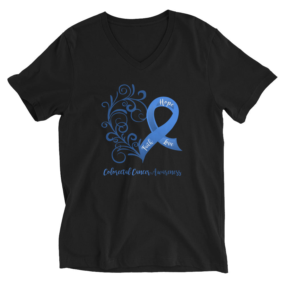 Colorectal Cancer Awareness V-Neck T-Shirt