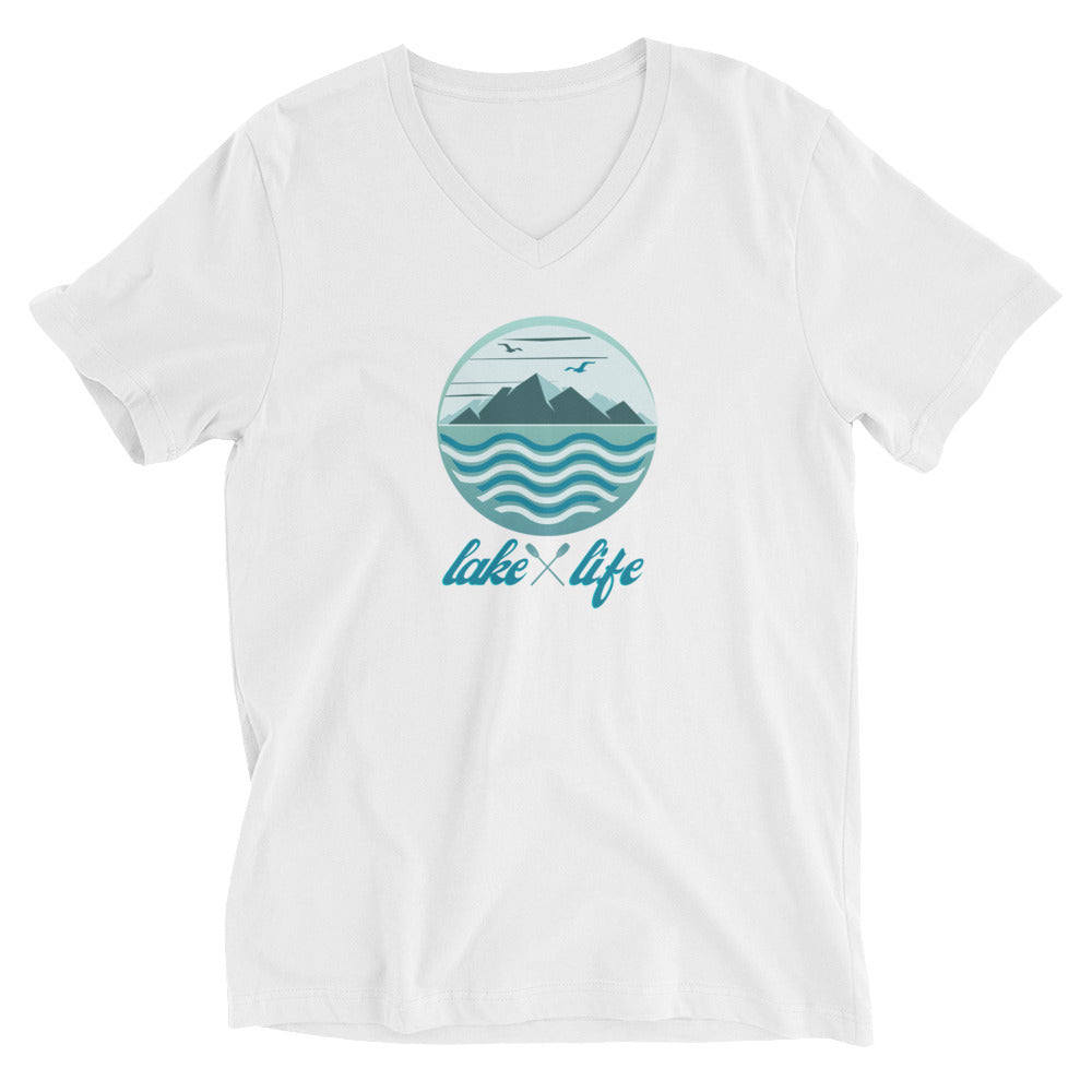 Mountain Lake Life V-Neck T-Shirt