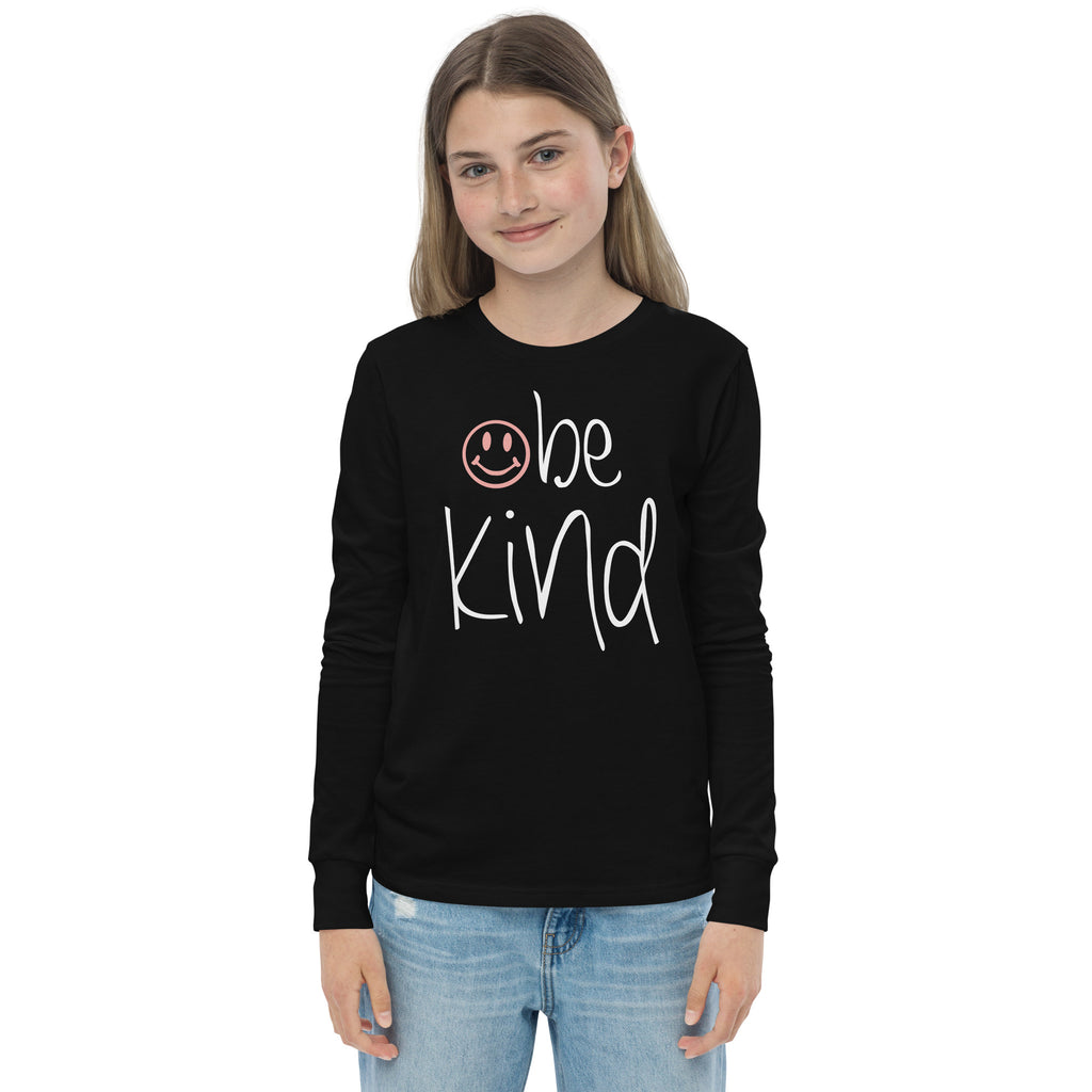 be kind Smile Youth Long Sleeve Tee