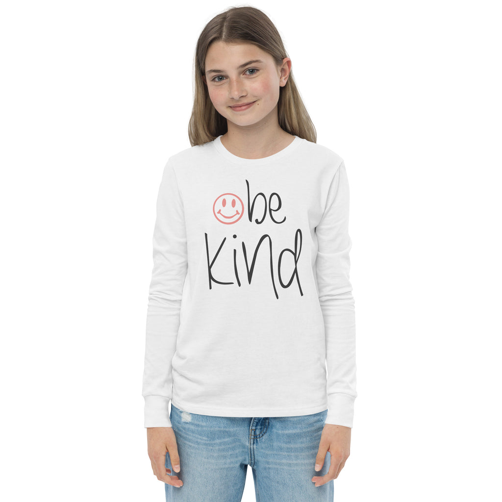 be kind Smile Youth Long Sleeve Tee