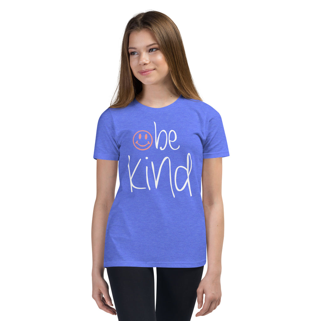 be kind Smile Youth Short Sleeve T-Shirt