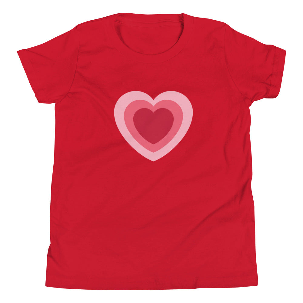 Valentine's Heart Youth Short Sleeve T-Shirt