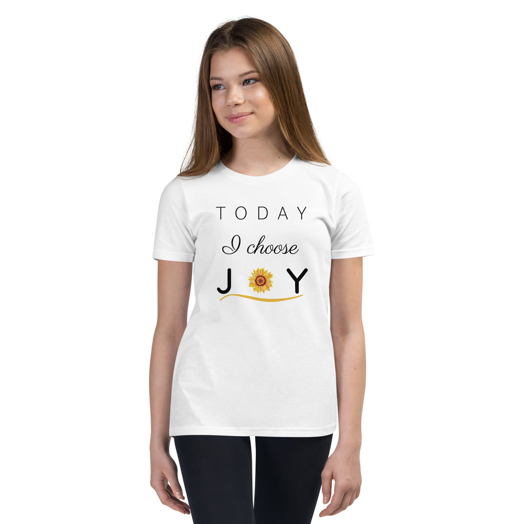 "Today I Choose Joy" Youth Short Sleeve T-Shirt - Several Colors Available